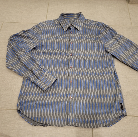 90'S LLBean gingham check long-sleeved button-down shirt, men's size M equivalent, vintage. cotton brown type Vintage Second Hand